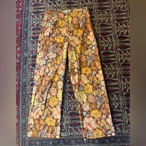 Billabong x the Salty Blond Floral Button-Front Wide Leg Pants